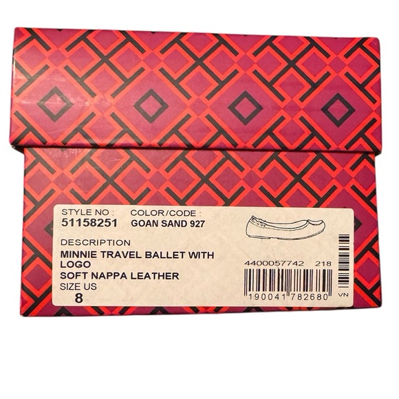 TORY BURCH -  Mini Travel Ballet with Logo - Picture 6 of 6